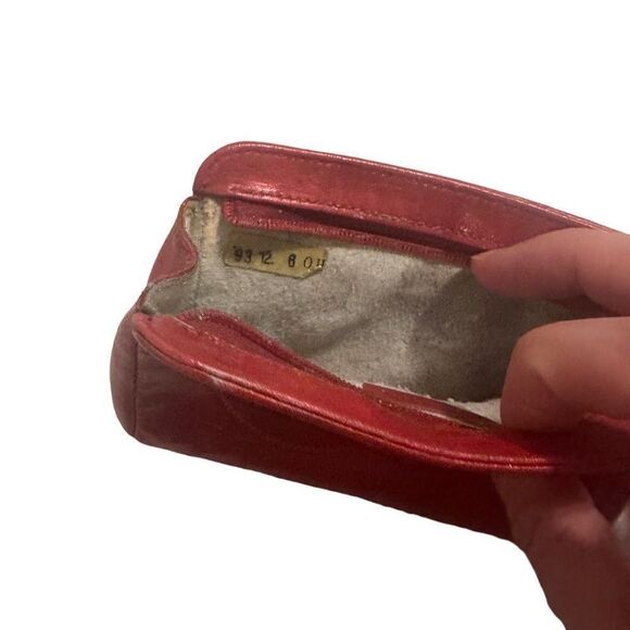 Chanel mini red leather pouch - Picture 4 of 14